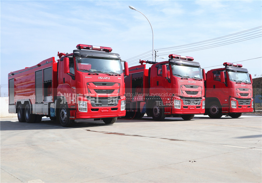 五十鈴后雙橋干粉泡沫聯(lián)用消防車 五十鈴后雙橋干粉泡沫聯(lián)用消防車