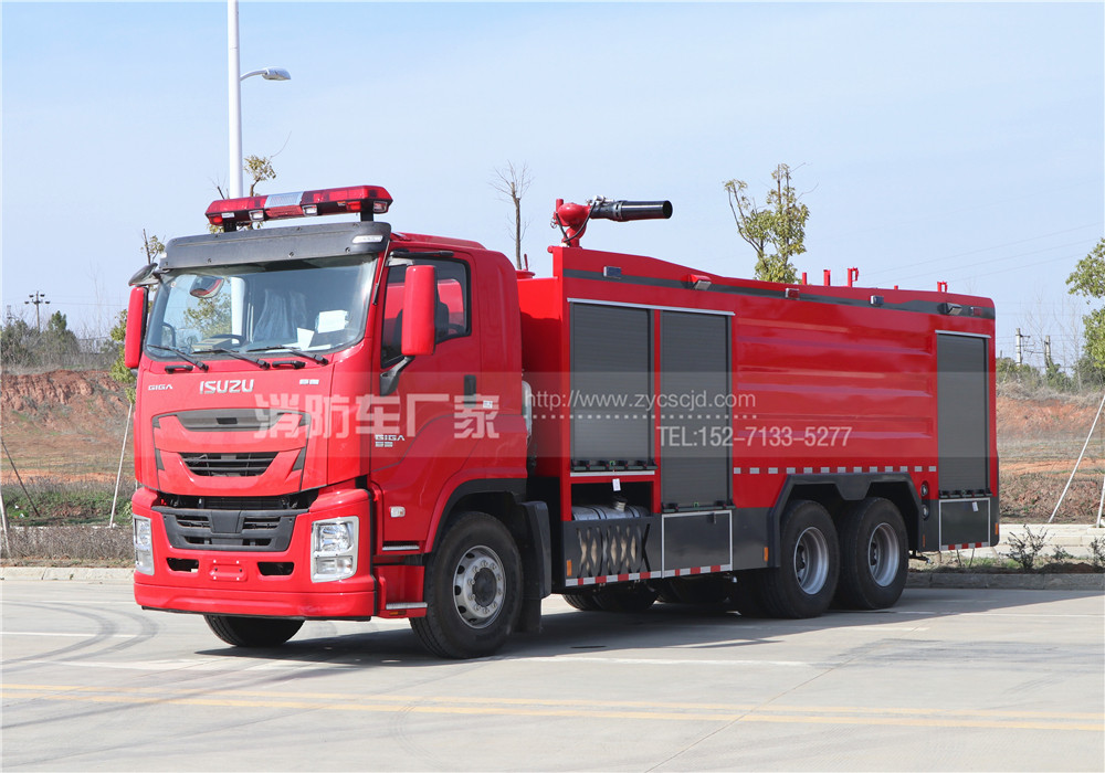 五十鈴后雙橋干粉泡沫聯(lián)用消防車 五十鈴后雙橋干粉泡沫聯(lián)用消防車