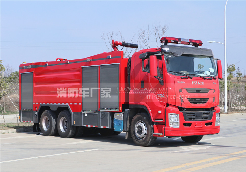 五十鈴后雙橋干粉泡沫聯(lián)用消防車 五十鈴后雙橋干粉泡沫聯(lián)用消防車